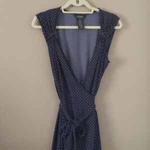 George Cross Body Poka Dot Dress